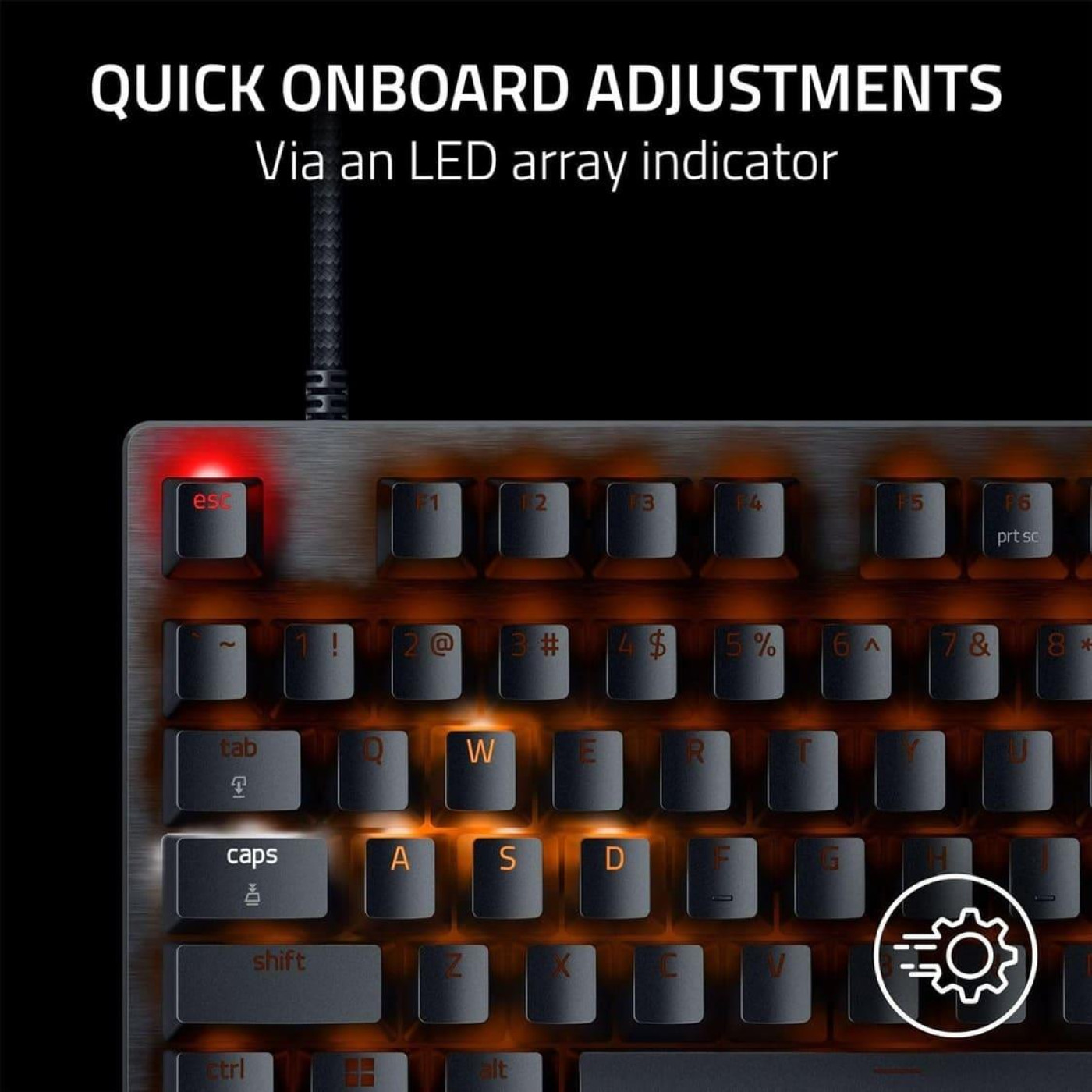 Клавіатура Razer Huntsman V3 Pro TKL RGB 84key Analog Optical Switches ENG/UKR Black (RZ03-04980100-R3M1)