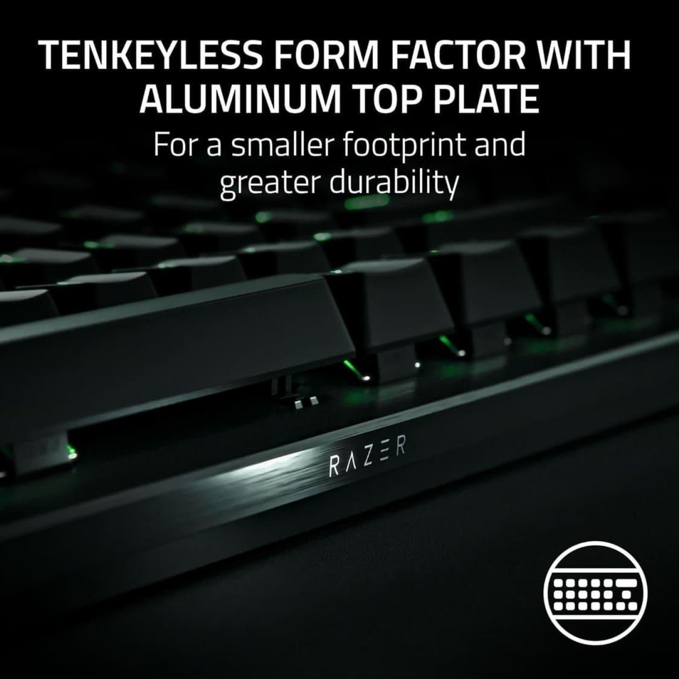 Клавіатура Razer Huntsman V3 Pro TKL RGB 84key Analog Optical Switches ENG/UKR Black (RZ03-04980100-R3M1)