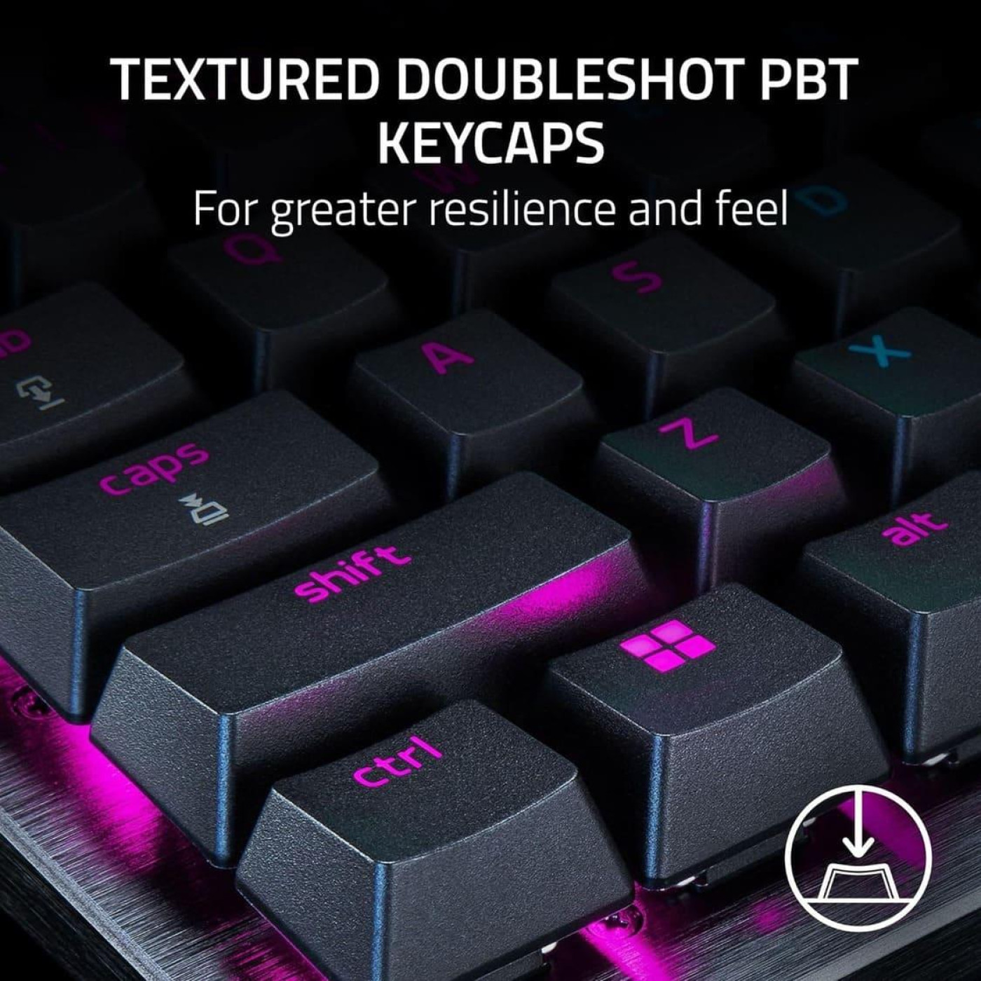 Клавіатура Razer Huntsman V3 Pro TKL RGB 84key Analog Optical Switches ENG/UKR Black (RZ03-04980100-R3M1)
