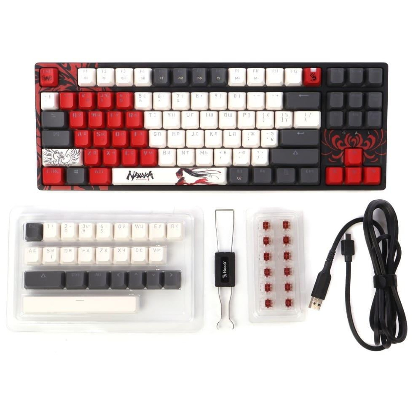 Клавиатура Bloody A4Tech S87 USB (Naraka) (S87 (Naraka))