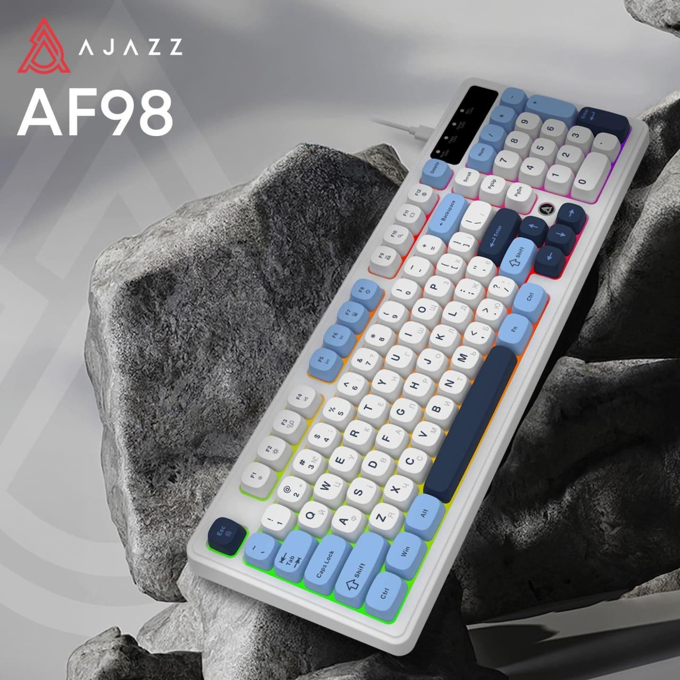 Клавиатура Ajazz AF98 Glacier Blue (AF98-GB)