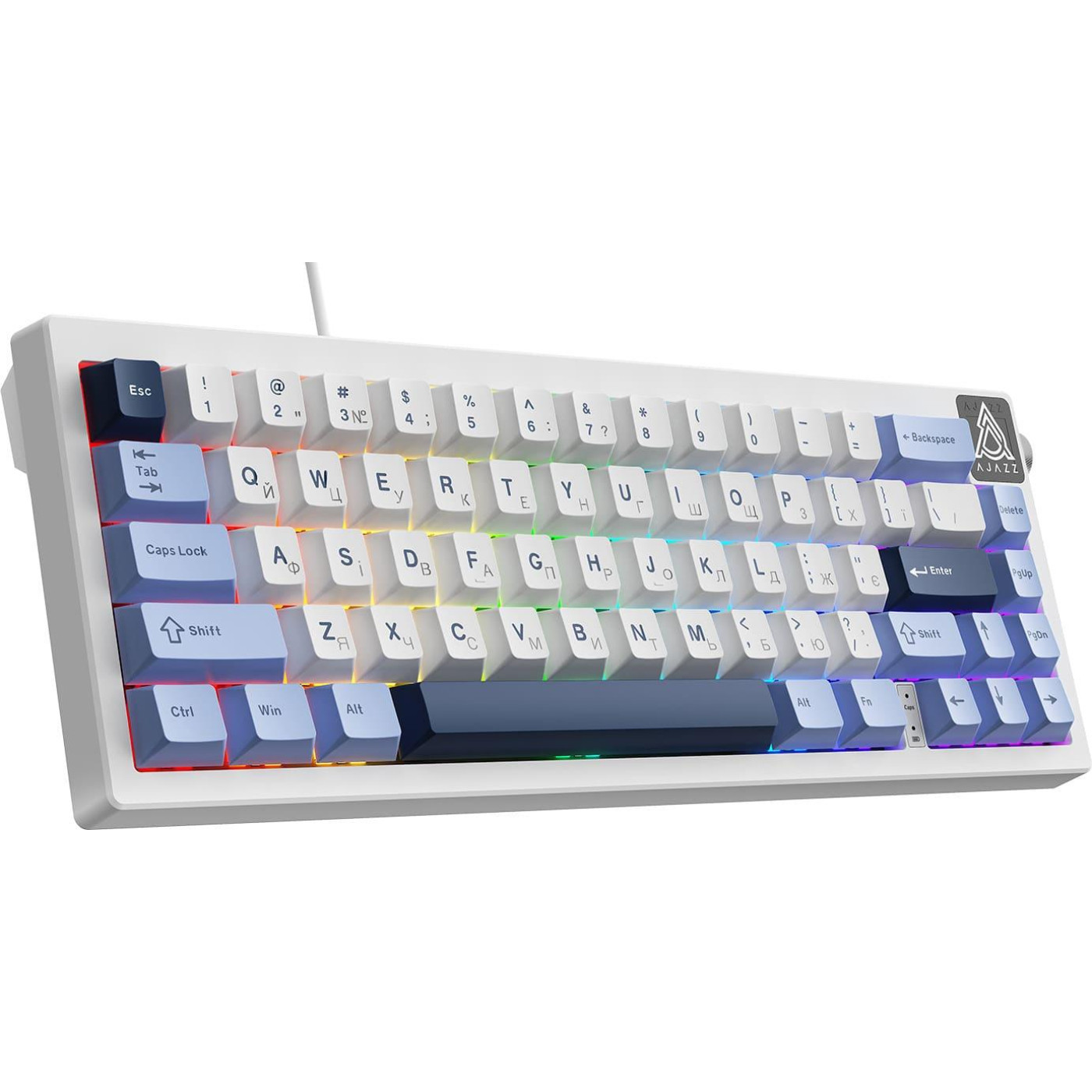 Клавиатура Ajazz AK650 Sea Salt switches Blue White Blue (AK650-SS-BWB)