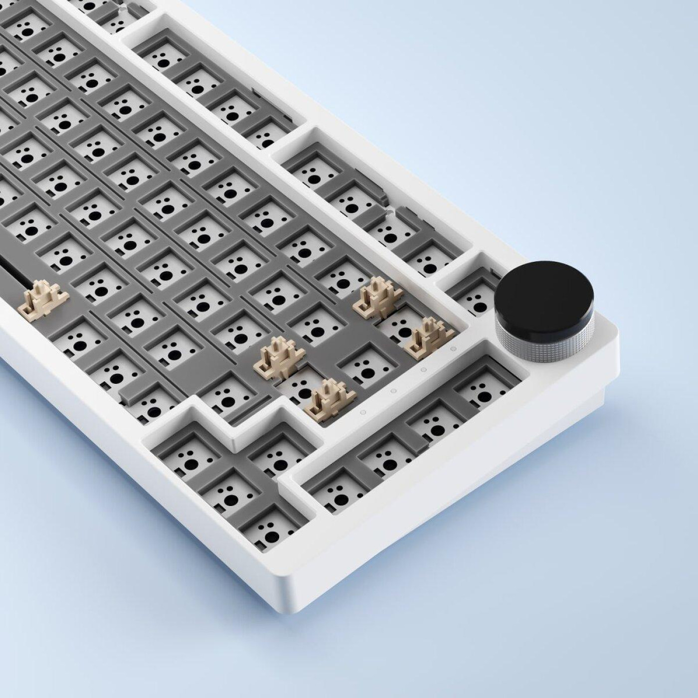 Клавіатура Attack Shark 82 Key Barebone (AS-BAREBONE-82-W) White (G-000004469)