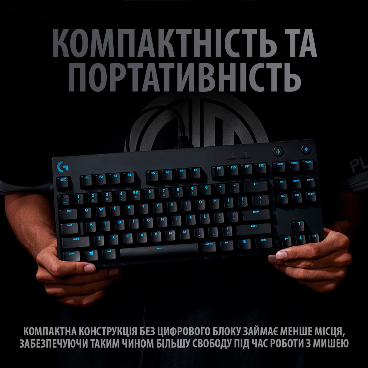 Клавиатура Logitech G PRO USB Black (920-009392)