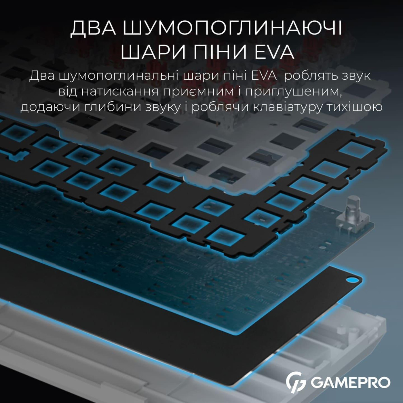 Клавиатура GamePro Asgard Valhalla 75% Exploded QLAB Orange Switches (MK160B Pro)