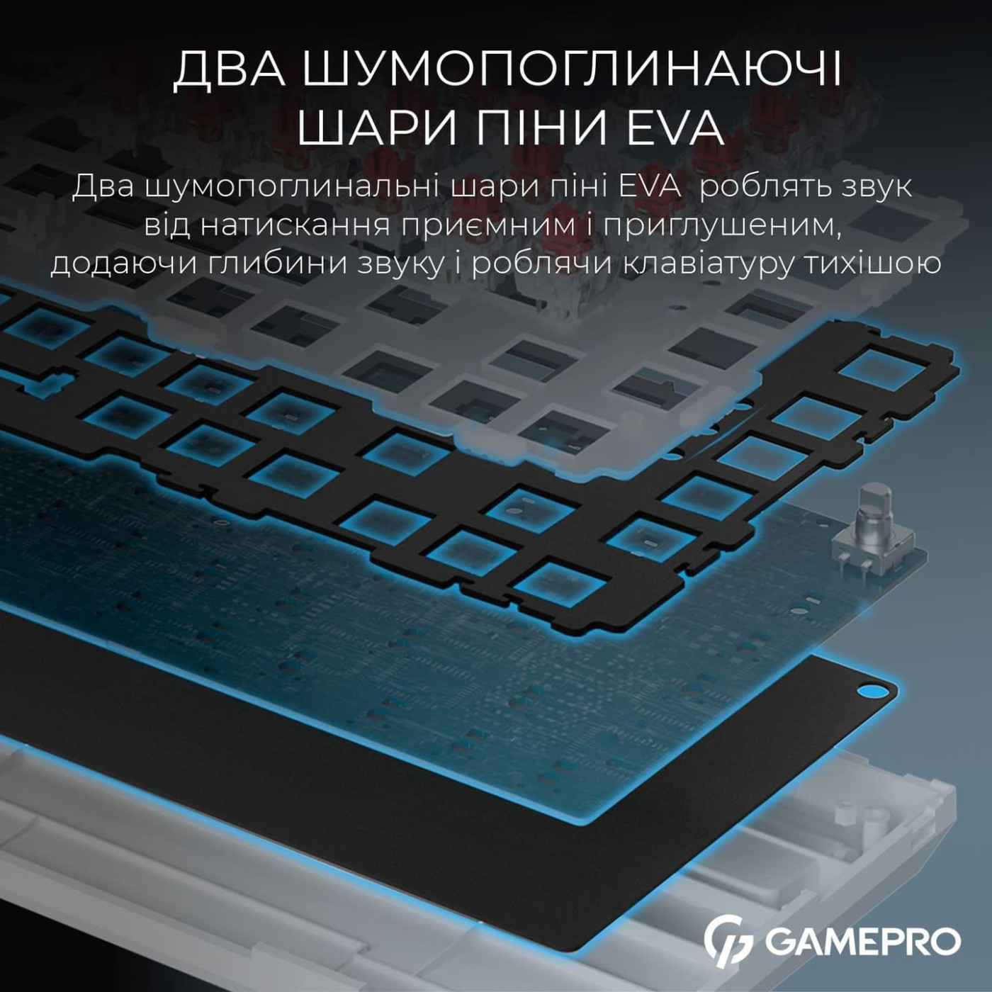 Клавиатура GamePro Asgard Valhalla 75% Exploded QLAB Orange Switches (MK160W Pro)