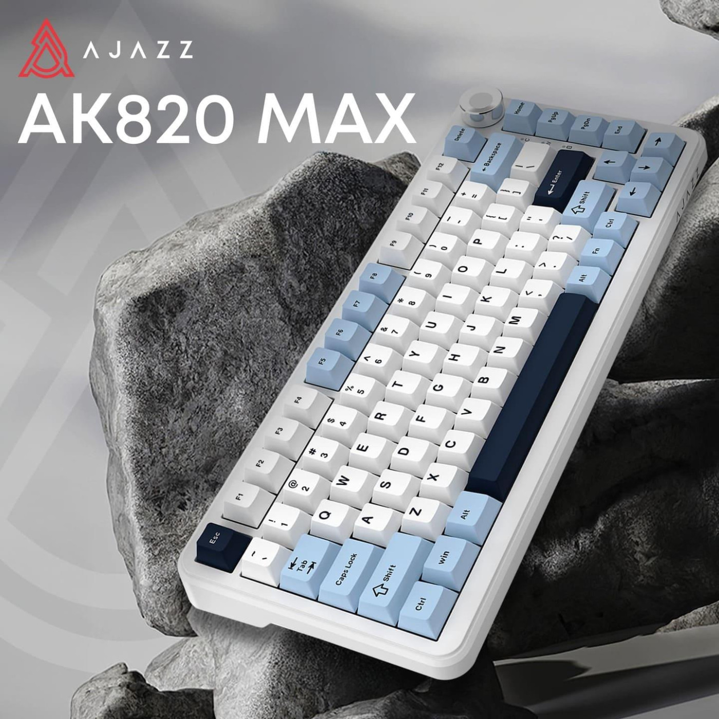 Клавіатура Ajazz AK820 MAX PLUS Daydream Switch Blue White Dark Blue 3 (AK820MAX-DD-BWD)
