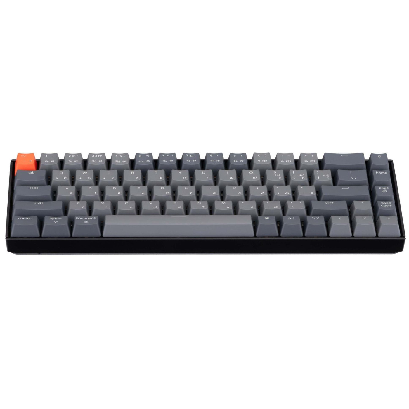 Клавіатура Keychron K6 68 Key Gateron Red White LED Black (K6O1_KEYCHRON)