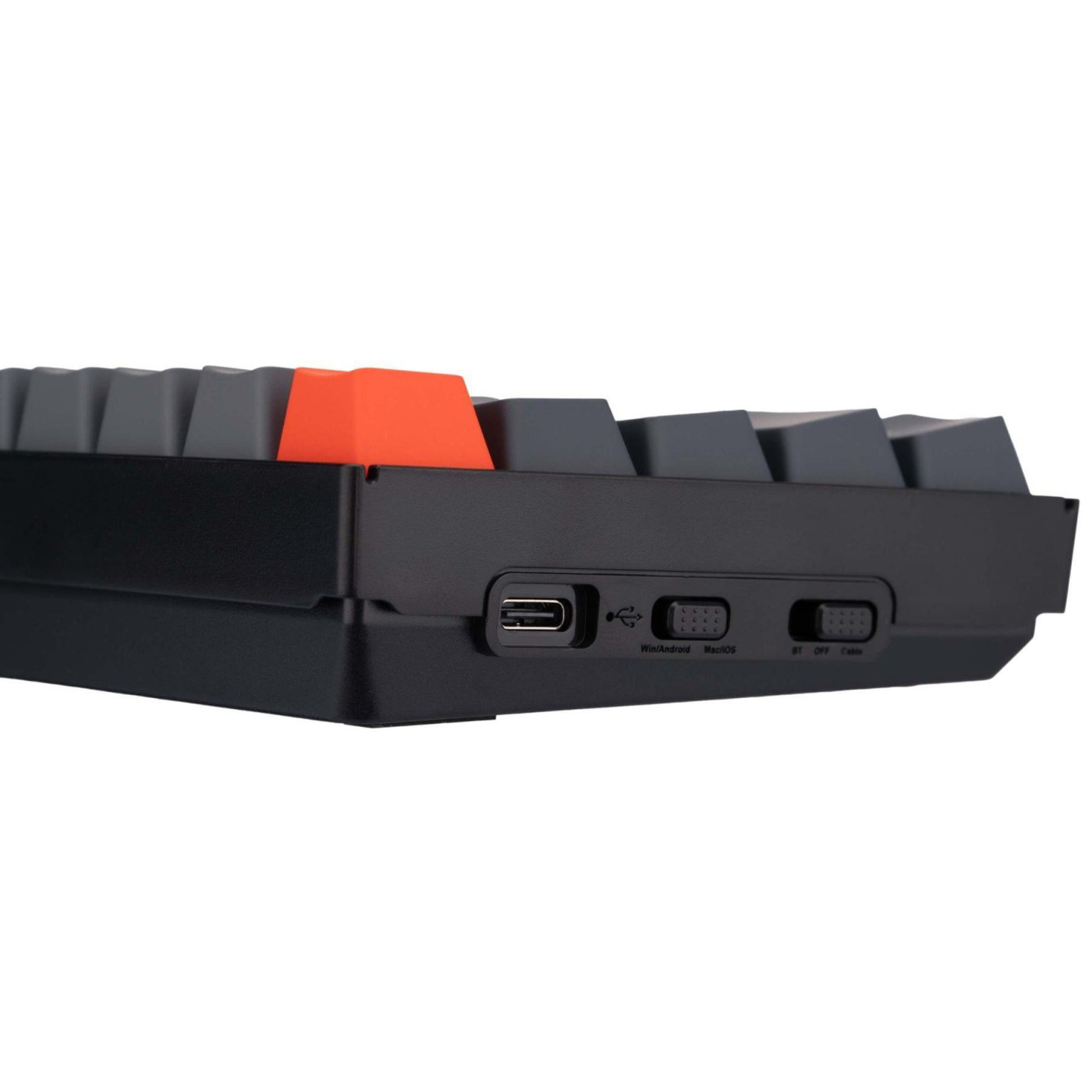 Клавіатура Keychron K6 68 Key Gateron Red White LED Black (K6O1_KEYCHRON)