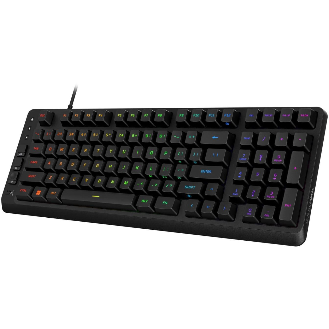 Клавиатура HyperX Alloy Origins EVE 1800 99key Red USB-A EN/UA RGB Black (B7JE0AA)