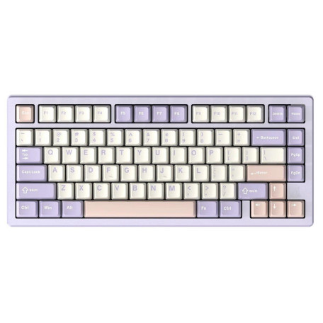 Клавиатура Attack Shark X75 RGB Kailh MX Crystal Switches Wireless (AS-6972792471464-TP-UA) Twilight Purple (G-000004025)