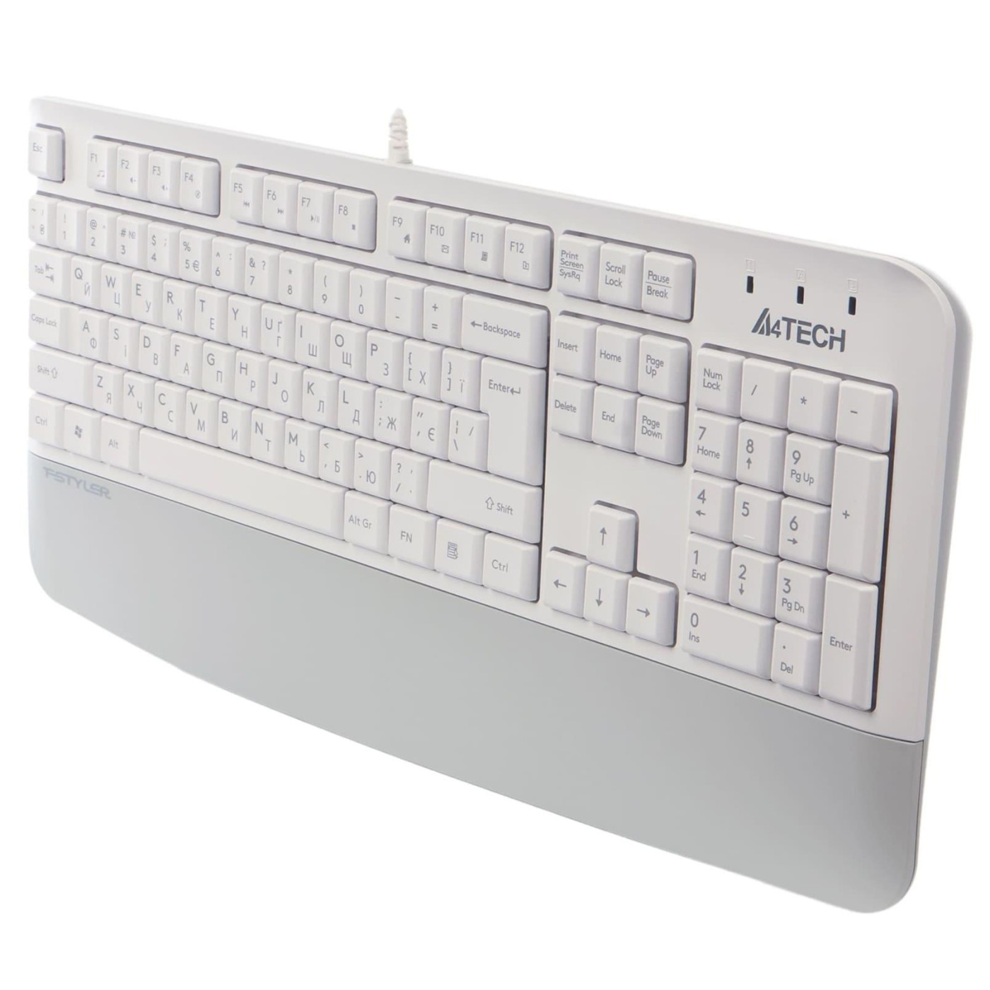 Клавіатура A4Tech Fstyler FK20 USB White (FK20 (White))