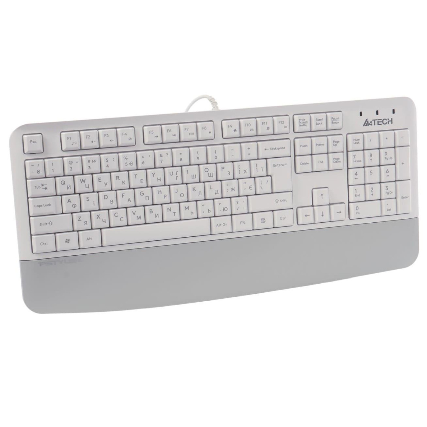 Клавіатура A4Tech Fstyler FK20 USB White (FK20 (White))