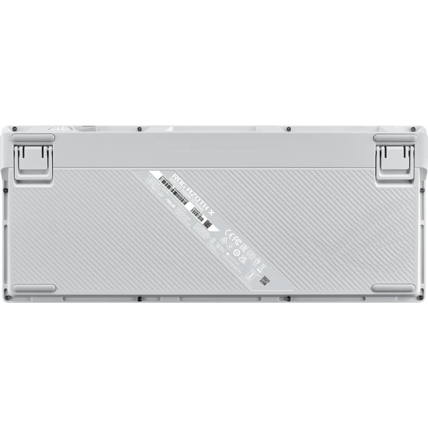 Клавіатура ASUS ROG Azoth X 75% Exploded NX Snow V2 EN PBT Black (90MP044F-BKUA30)