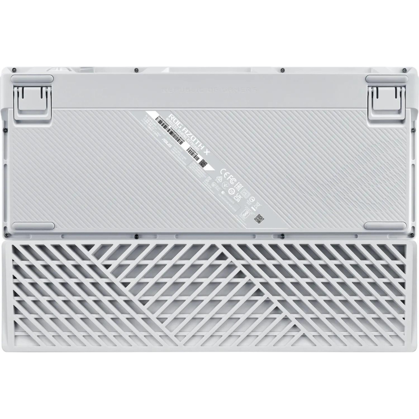 Клавіатура ASUS ROG Azoth X 75% Exploded NX Snow V2 EN PBT Black (90MP044F-BKUA30)