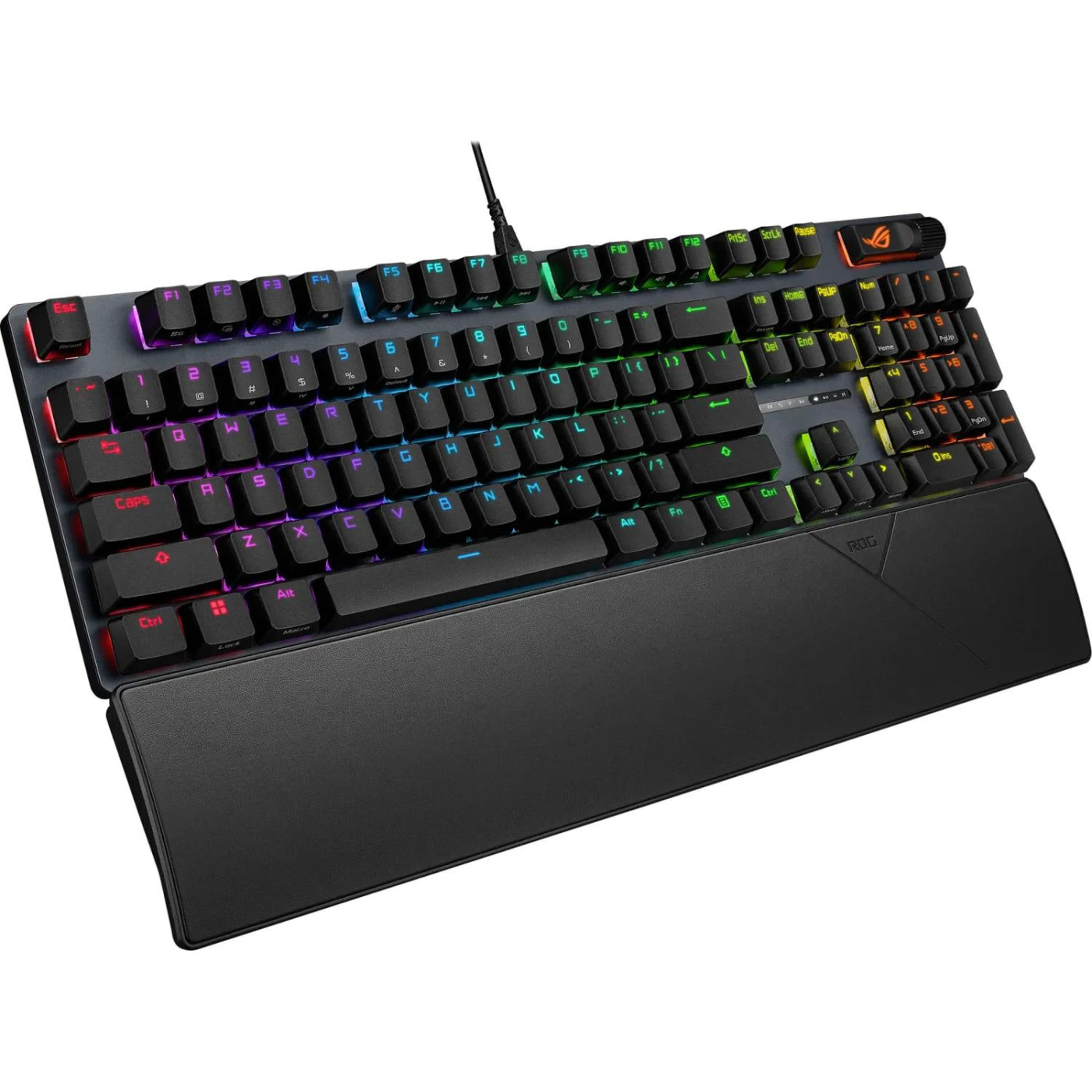 Клавіатура ASUS ROG Strix Scope II X NX Snow V2 EN PBT Black (90MP03XF-BKUA20)