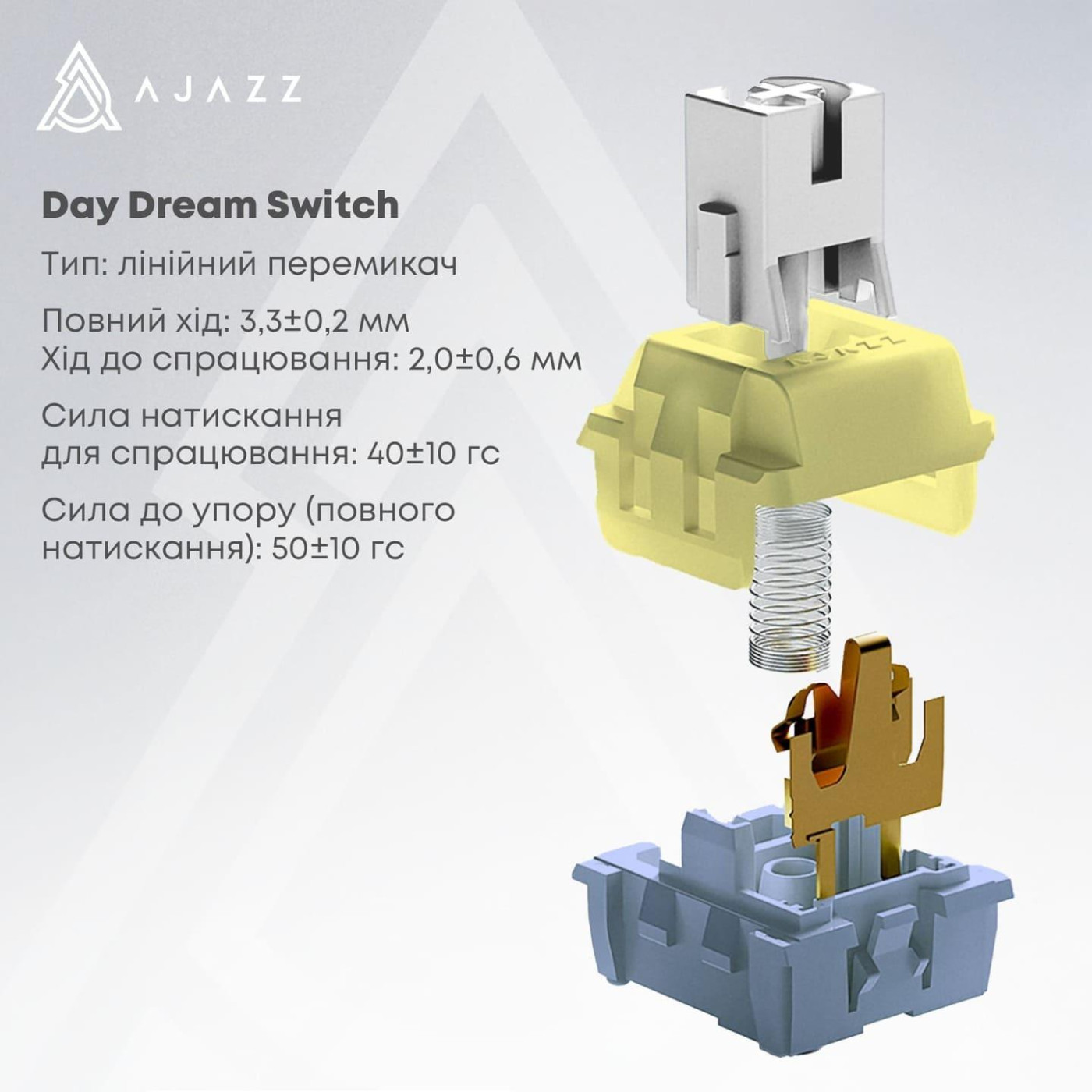 Клавіатура Ajazz AK820 MAX PLUS Daydream Switch Blue White Dark Blue 3 (AK820MAX-DD-BWD)