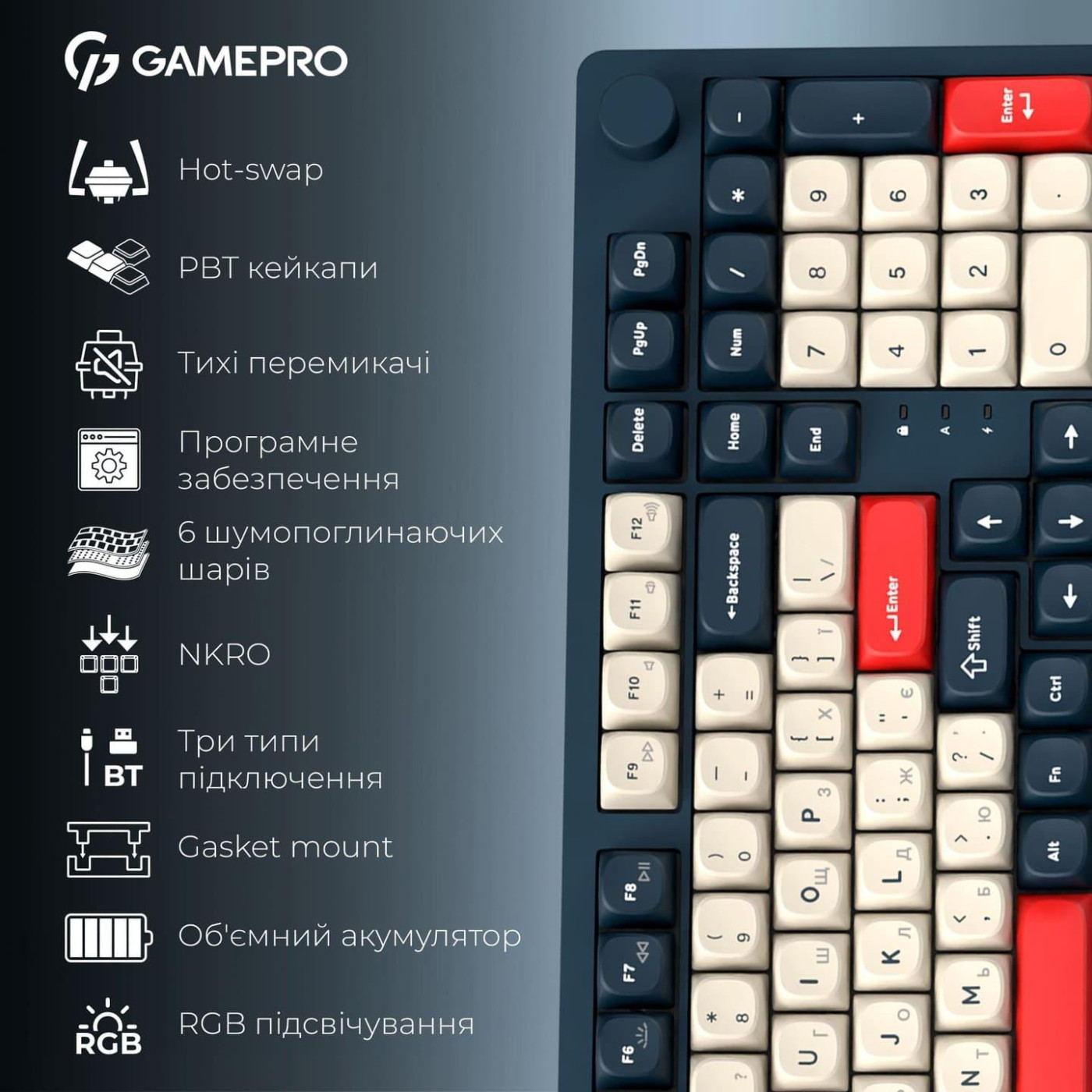 Клавиатура GamePro Asgard Drakkar (MK305BL)