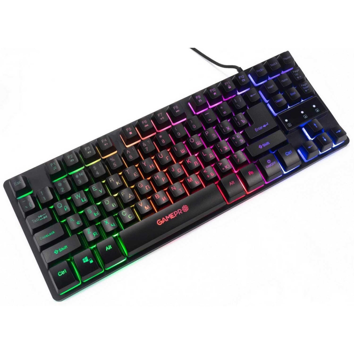 Клавиатура GamePro GK537 Nitro RGB USB Black (GK537)