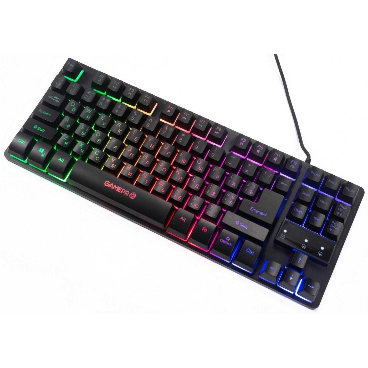 Клавиатура GamePro GK537 Nitro RGB USB Black (GK537)
