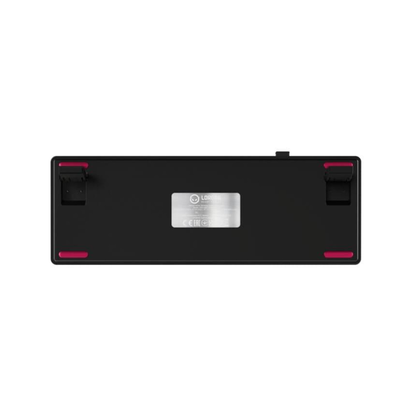 Клавіатура Lorgar KBP70MW Pro Wireless 65% Compact Black Red EN/UA (LRG-KBP70MW-BK-US)