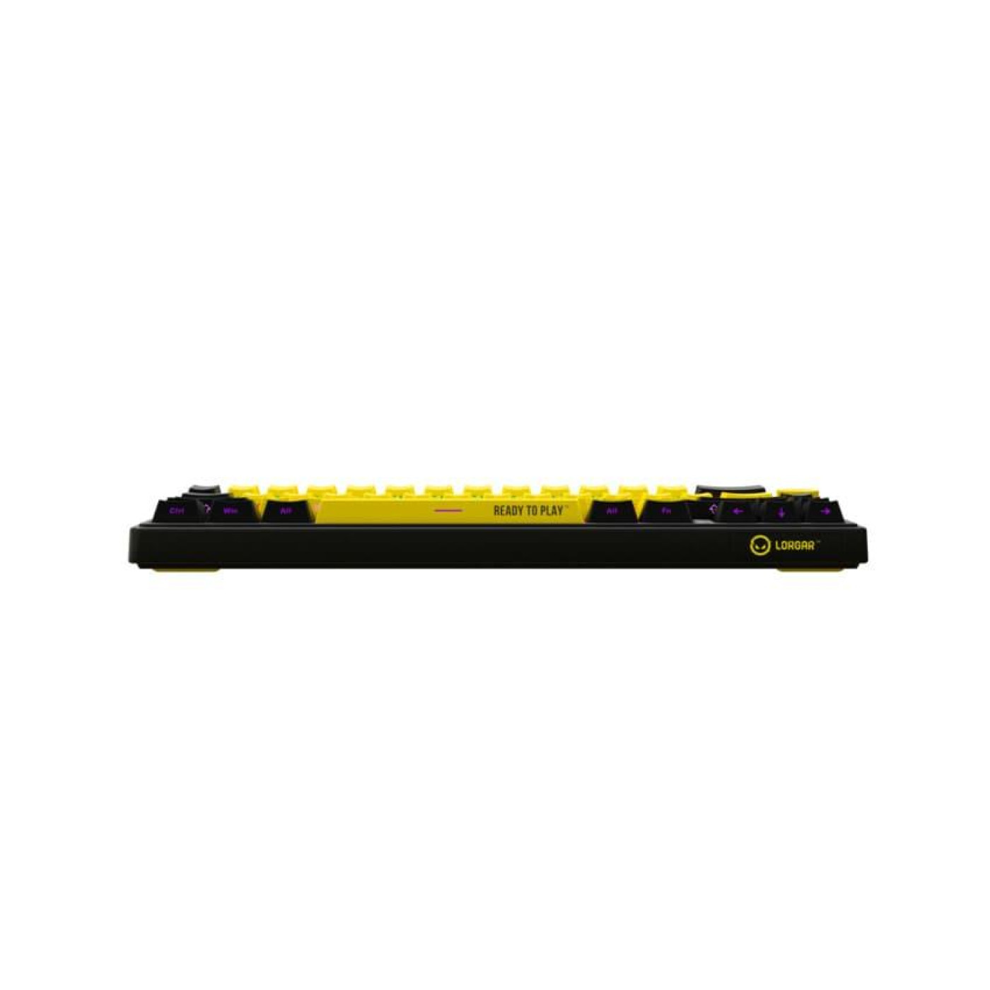 Клавиатура Lorgar KBP70MW Pro Wireless 65% Compact Black Yellow EN/UA (LRG-KBP70MW-YL-US)