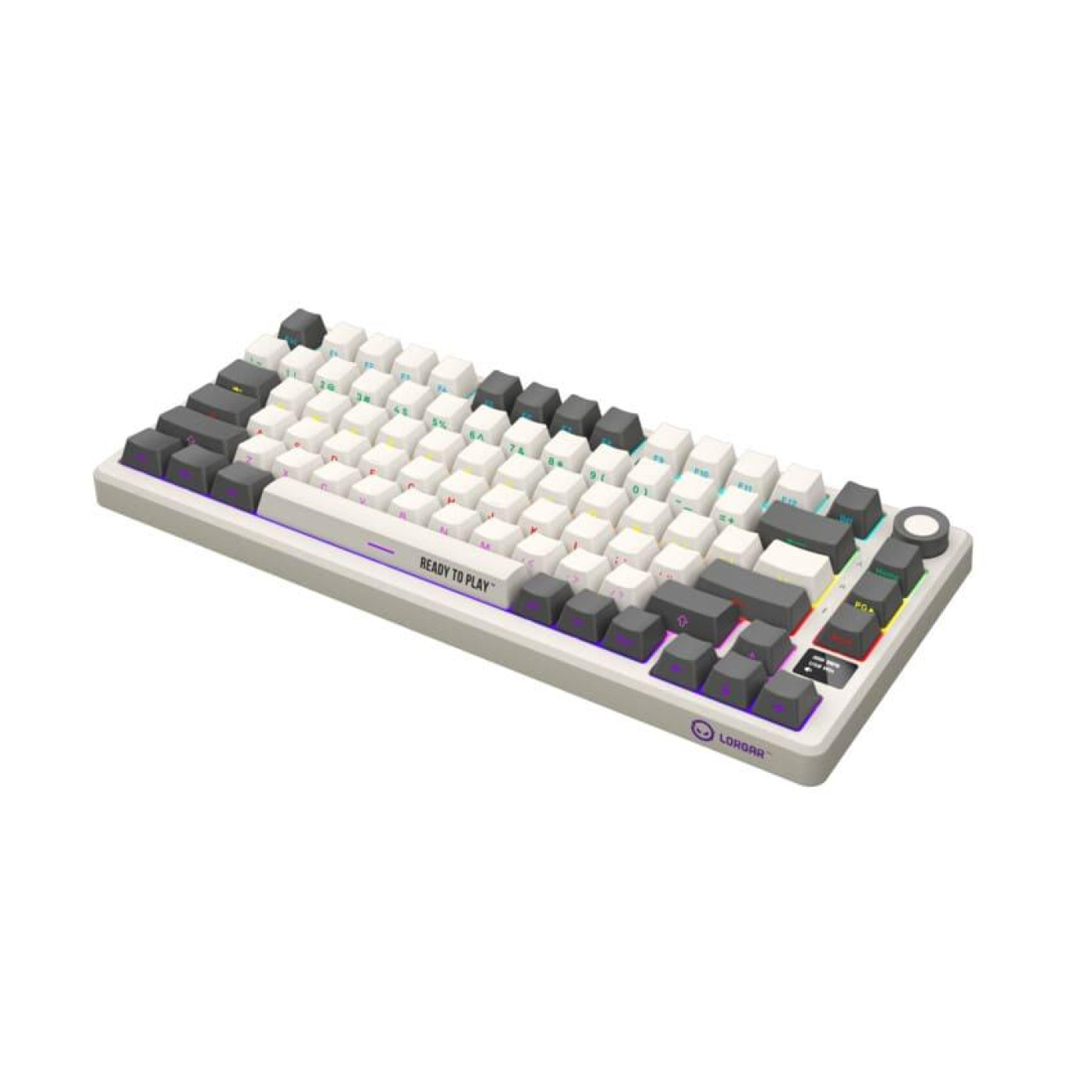 Клавиатура Lorgar KBP7075W Wireless Pro 75% Exploded Beige EN/UA (LRG-KBP7075W-RT-US)