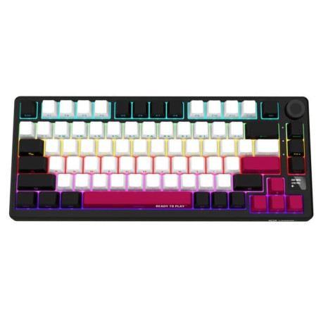 Клавіатура Lorgar KBP7075W Wireless Pro 75% Exploded Black Red EN/UA (LRG-KBP7075W-BK-US)