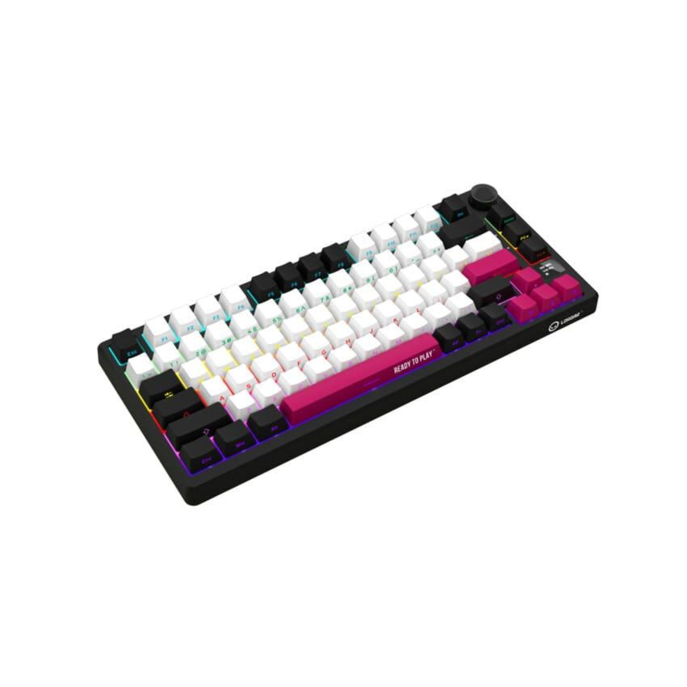 Клавиатура Lorgar KBP7075W Wireless Pro 75% Exploded Black Red EN/UA (LRG-KBP7075W-BK-US)