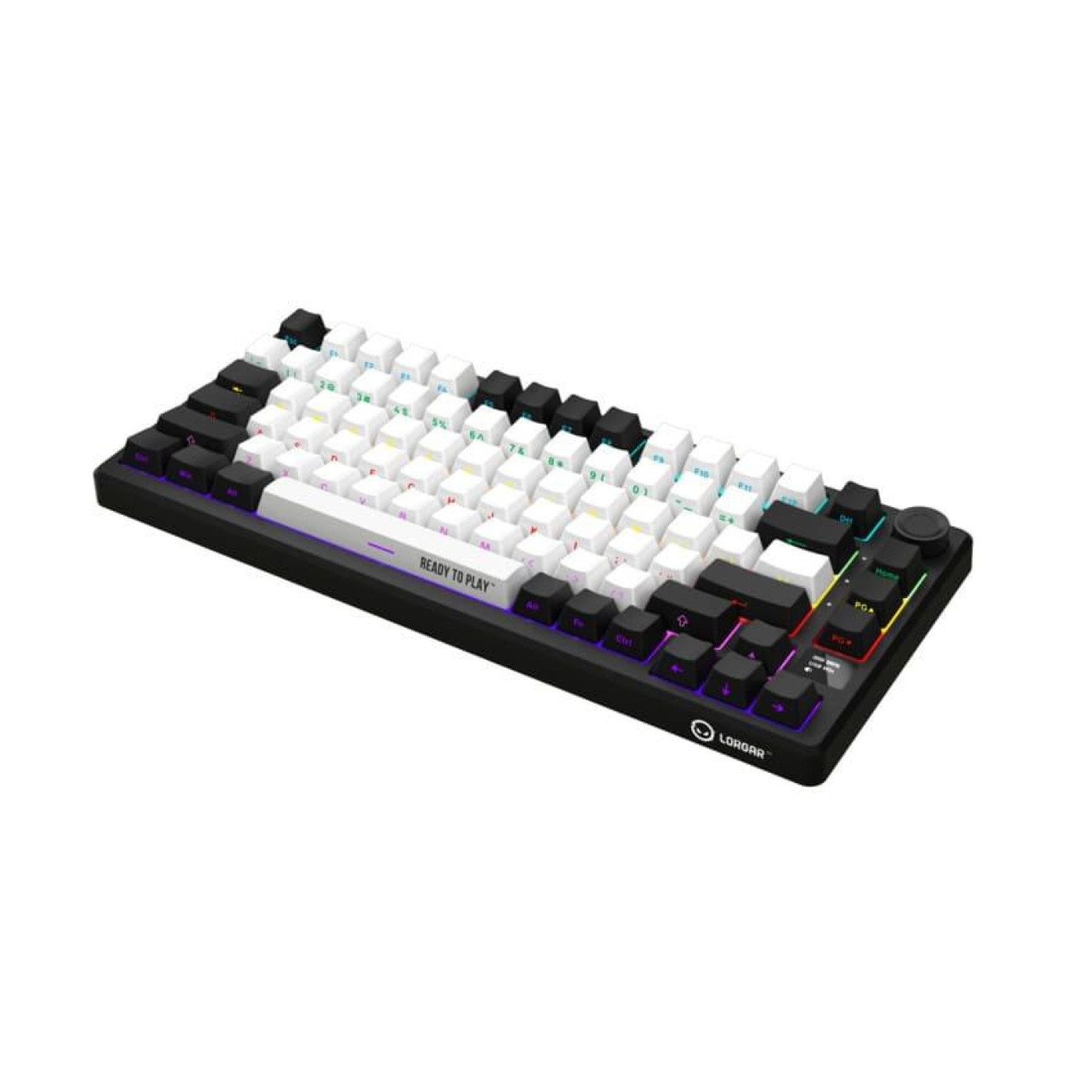 Клавиатура Lorgar KBP7075W Wireless Pro 75% Exploded Black Red EN/UA (LRG-KBP7075W-BK-US)