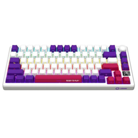 Клавіатура Lorgar KBP7075W Wireless Pro 75% Exploded White EN/UA (LRG-KBP7075W-WH-US)
