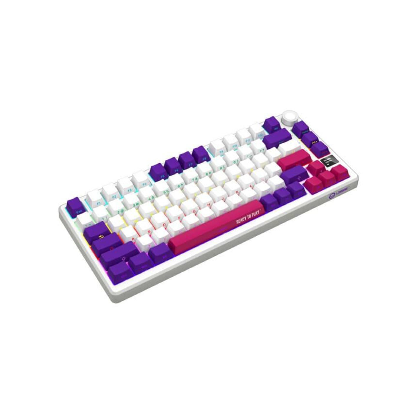 Клавиатура Lorgar KBP7075W Wireless Pro 75% Exploded White EN/UA (LRG-KBP7075W-WH-US)