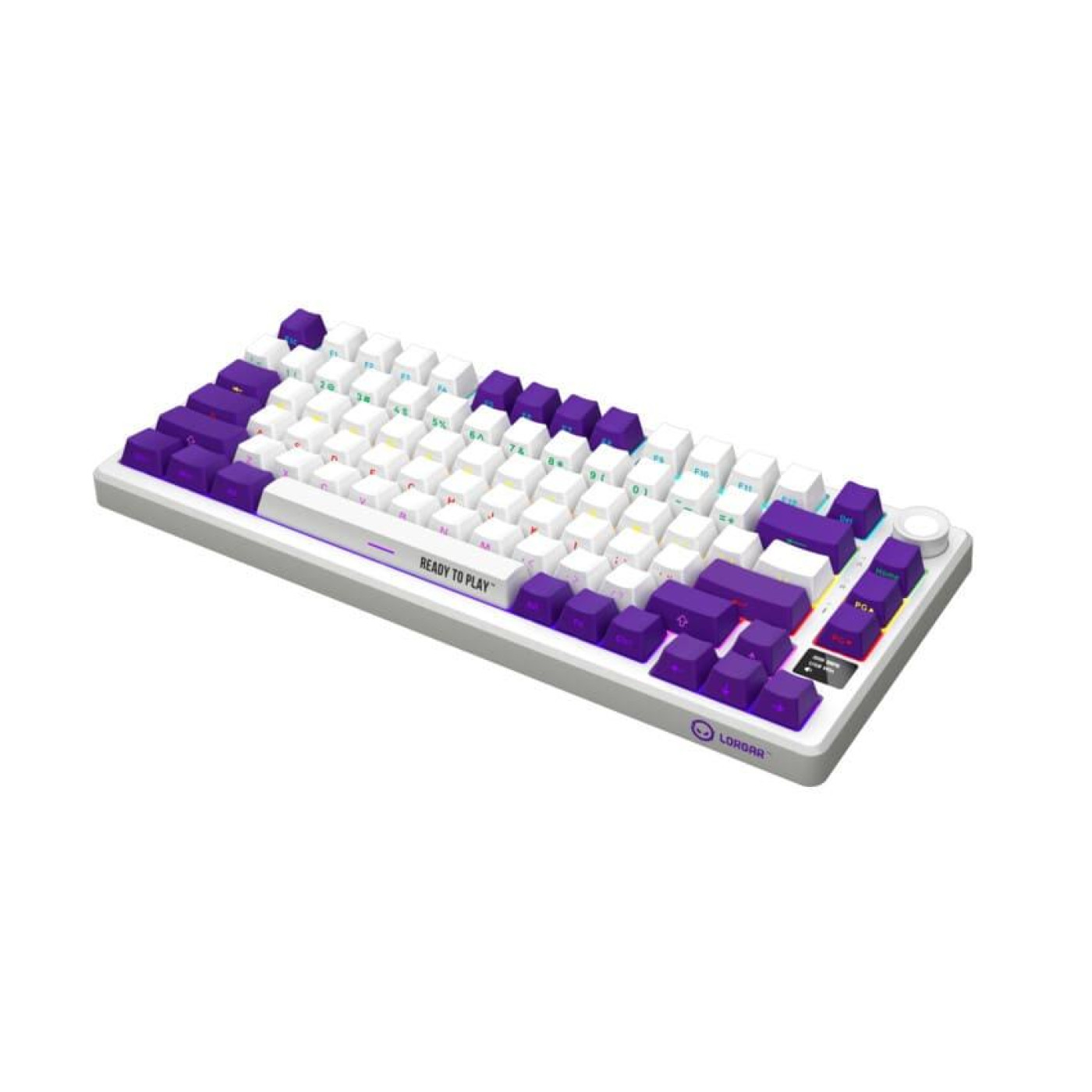 Клавиатура Lorgar KBP7075W Wireless Pro 75% Exploded White EN/UA (LRG-KBP7075W-WH-US)