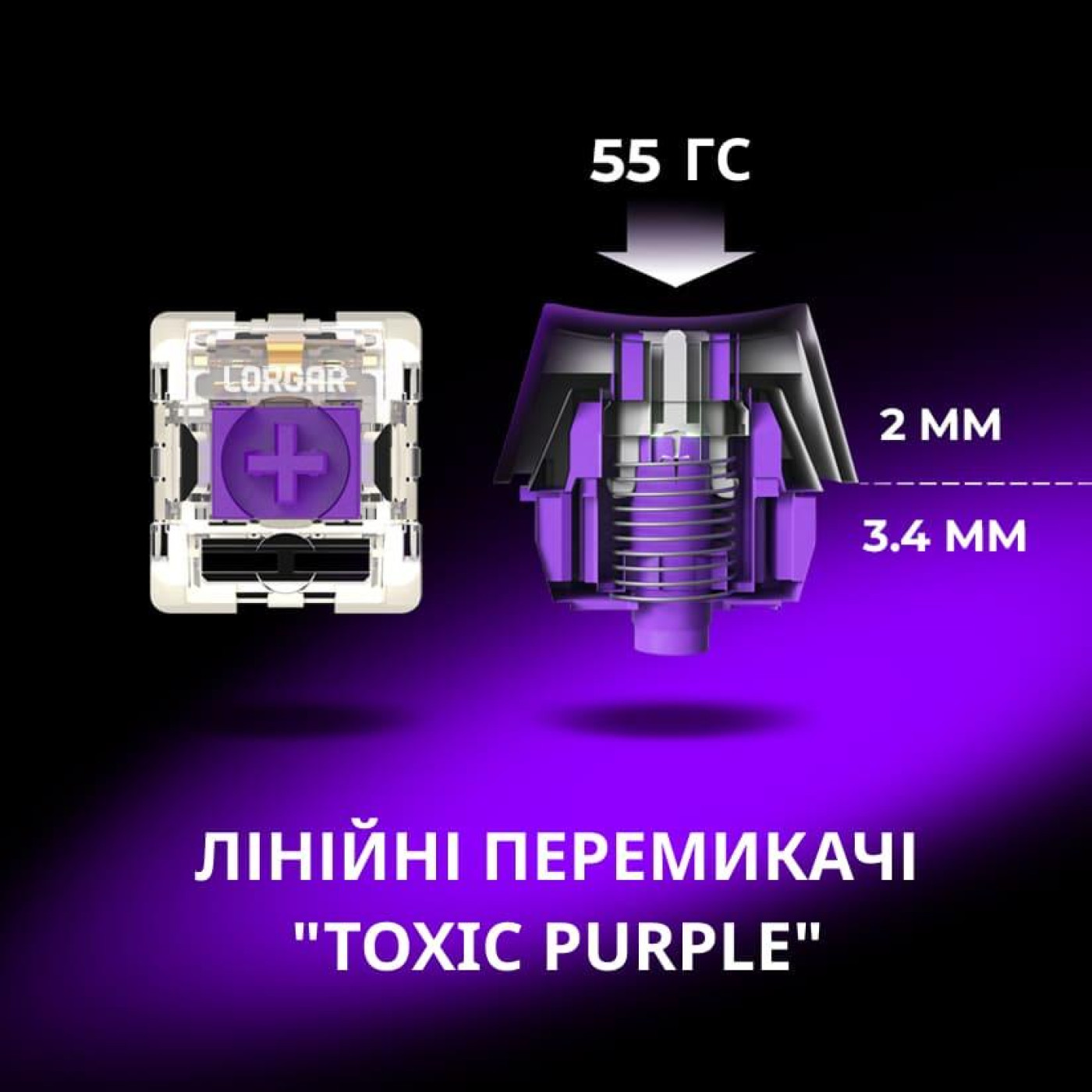 Клавиатура Lorgar KBP7075W Wireless Pro 75% Exploded White EN/UA (LRG-KBP7075W-WH-US)