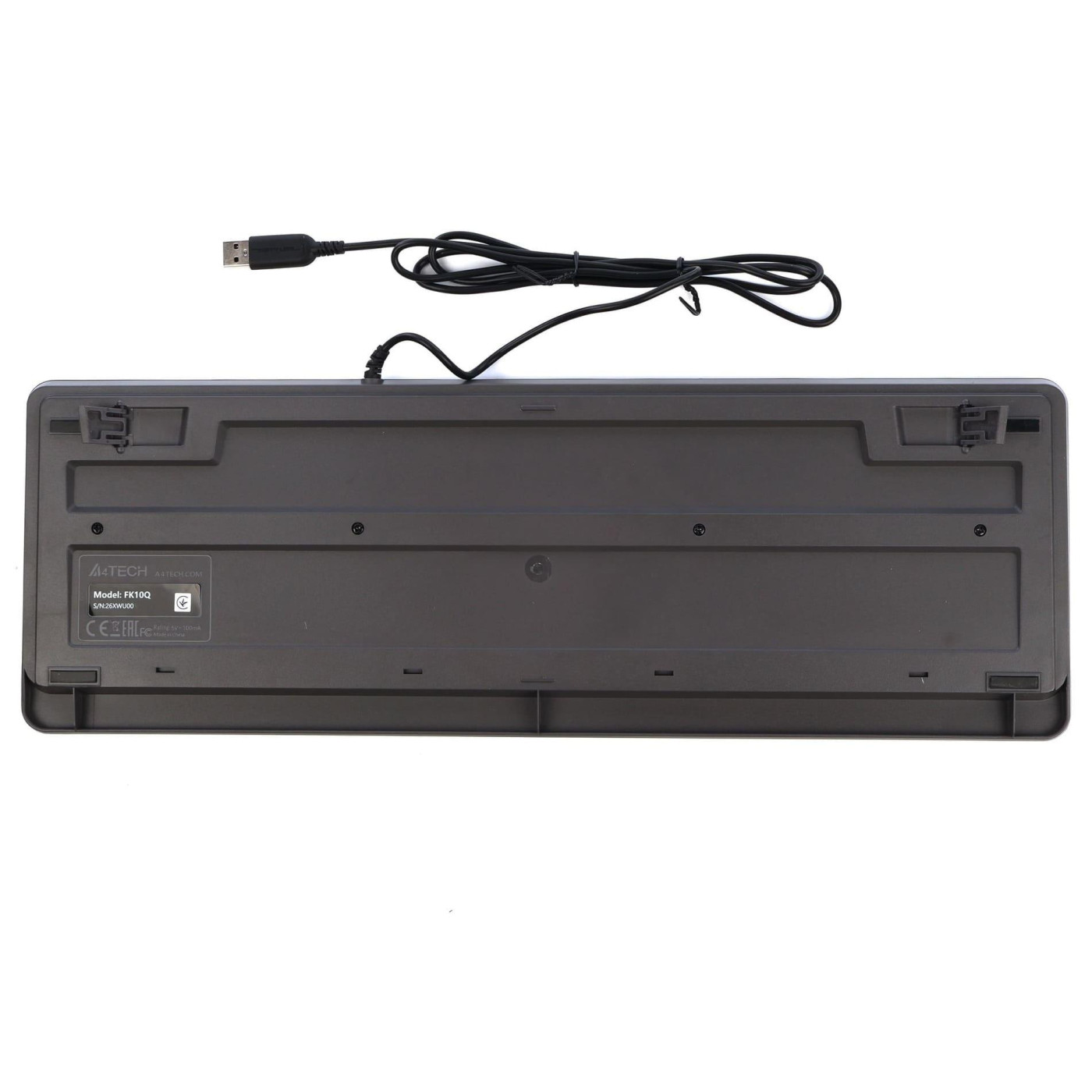 Клавіатура A4Tech Fstyler FK10Q USB Dark Grey (FK10Q (Grey))