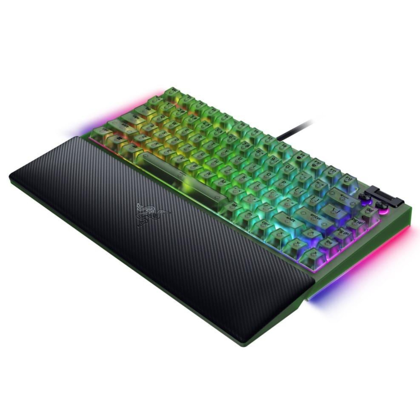 Клавіатура Razer BlackWidow V4 75% Compact Phantom Green (RZ03-05003300-R3M1)