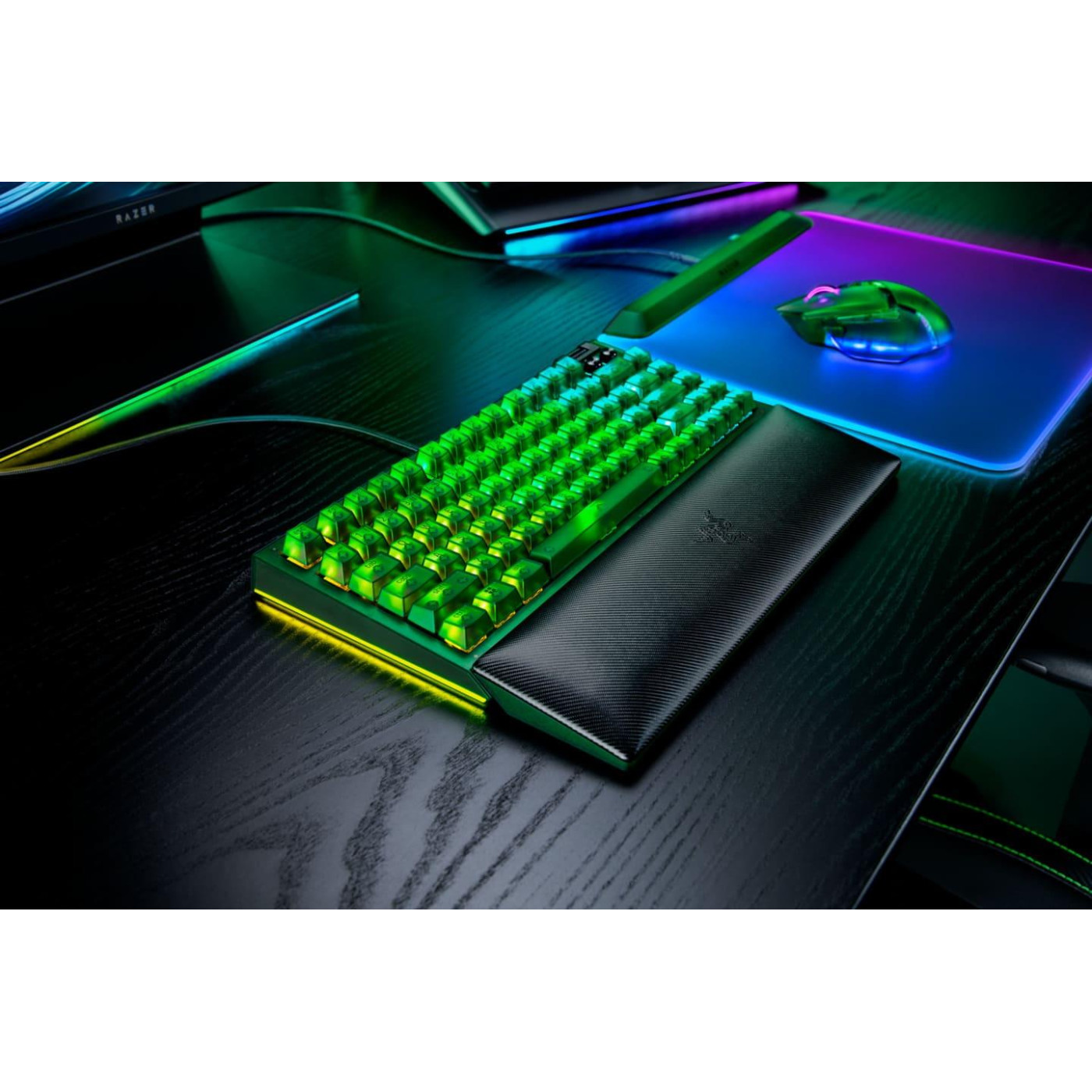 Клавіатура Razer BlackWidow V4 75% Compact Phantom Green (RZ03-05003300-R3M1)