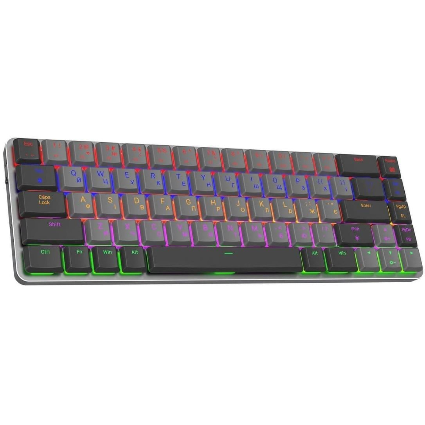 Клавиатура GamePro MK122R Red Switch Low Profile Wireless Dark Gray (MK122R)