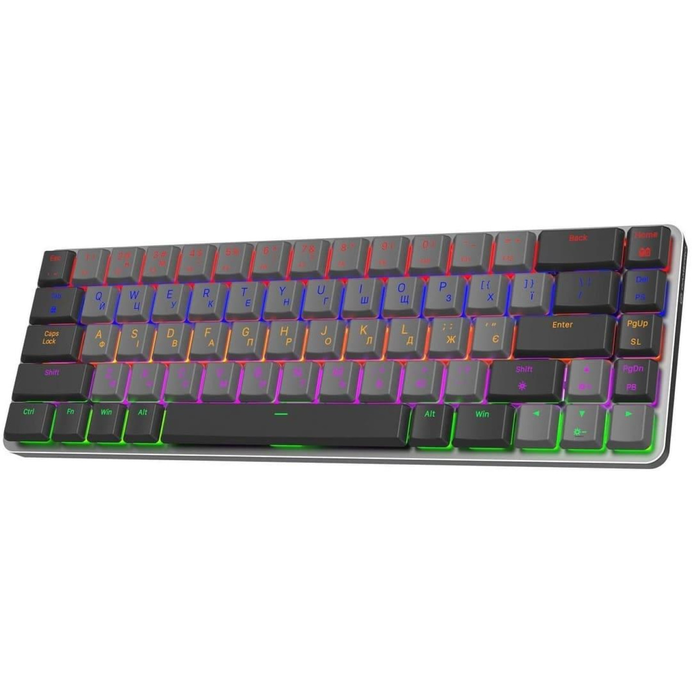 Клавиатура GamePro MK122R Red Switch Low Profile Wireless Dark Gray (MK122R)