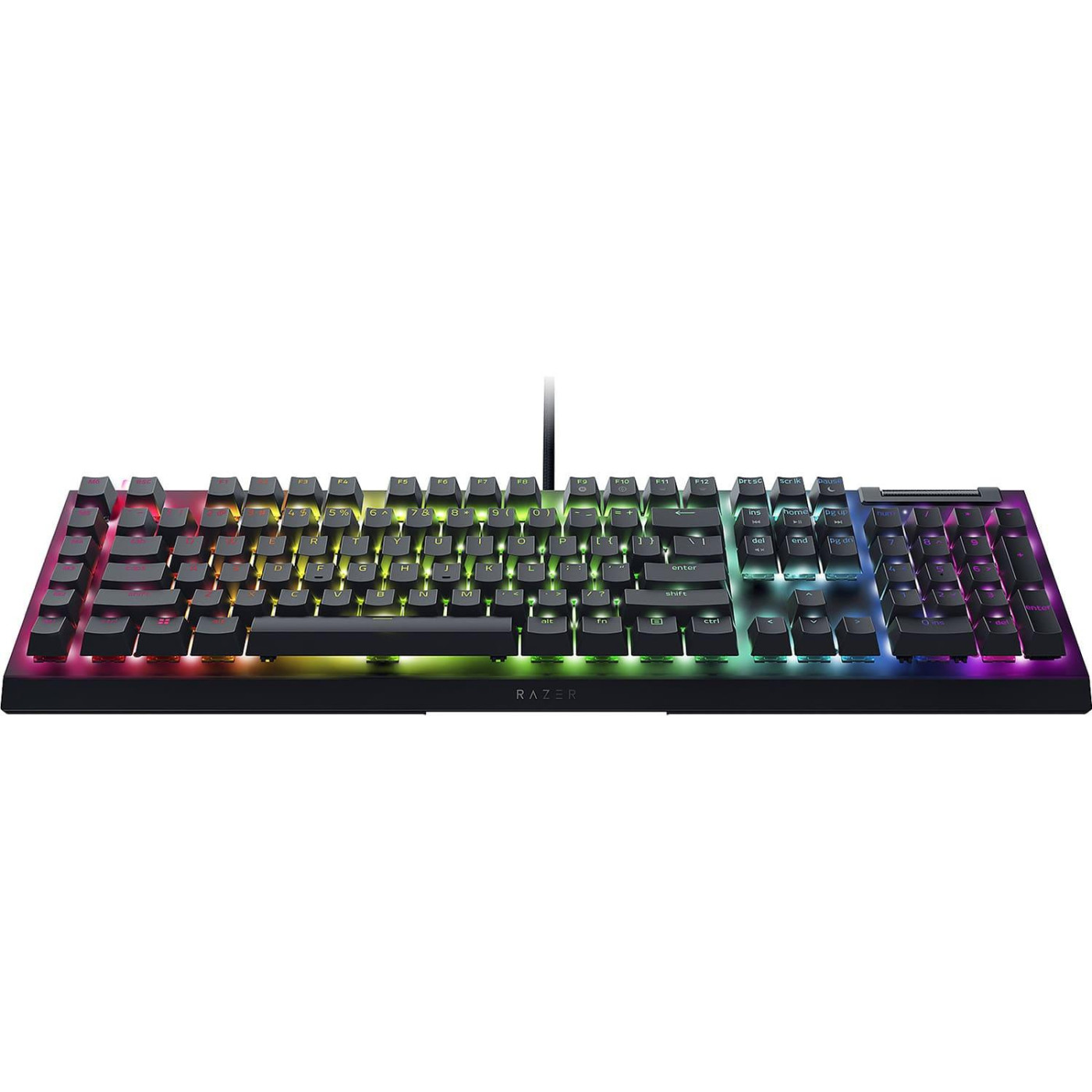 Клавіатура Razer BlackWidow V4 X Yellow Switch USB Black (RZ03-04702500-R3R1)