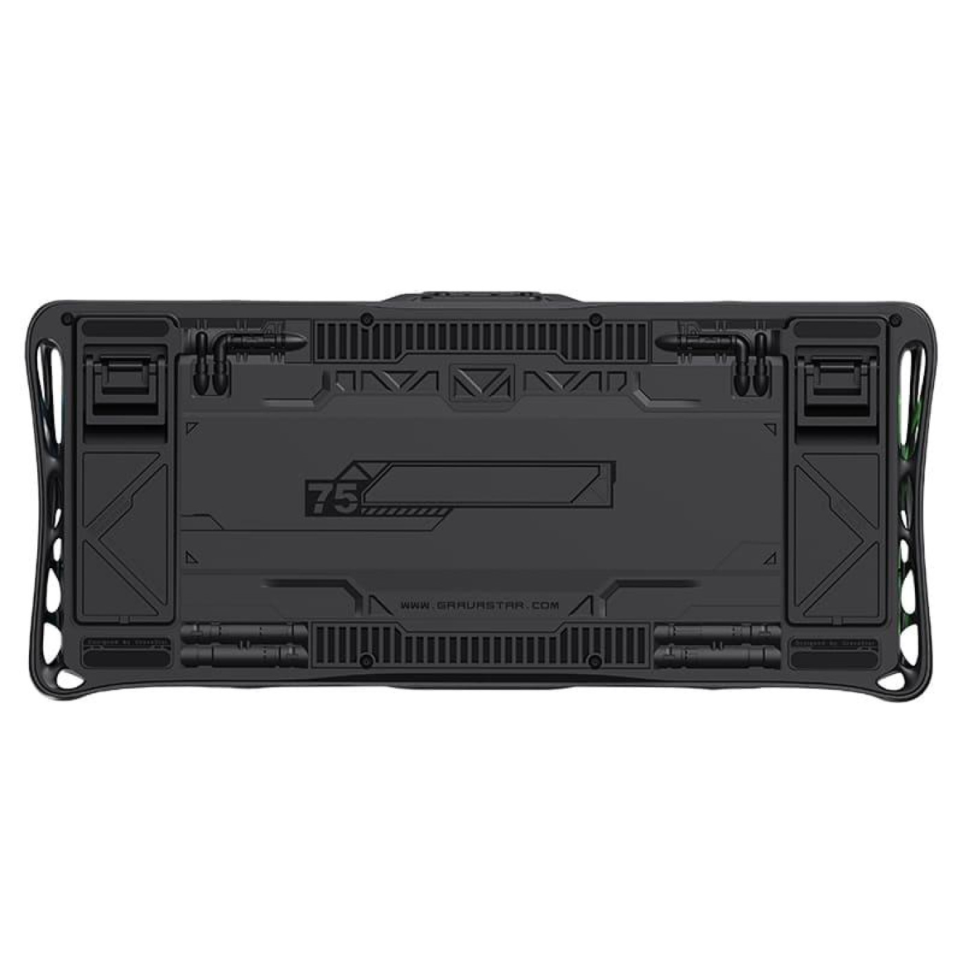 Клавиатура GravaStar Mercury V75 80keys Magnetic Jade Pro 8K USB-A RGB Stealth Black (GSV75_XTAL_BLK)