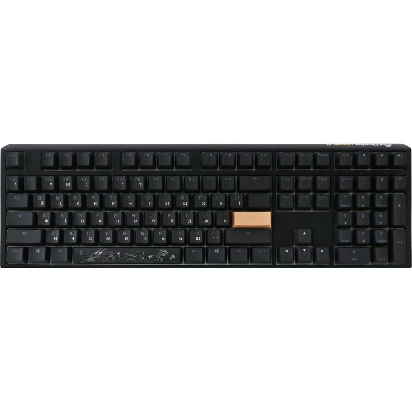 Клавиатура Ducky One 3 Cherry MX Blue RGB Black UA (DKON2108ST-CUAPXCLAWSC1)