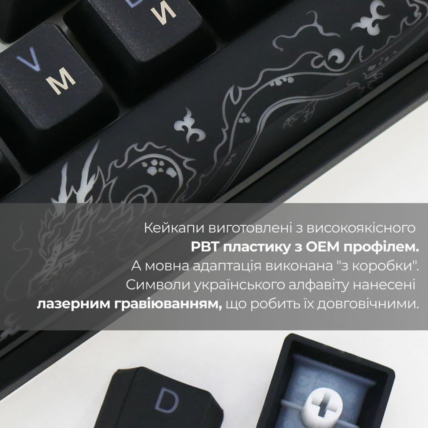 Клавиатура Ducky One 3 Cherry MX Blue RGB Black UA (DKON2108ST-CUAPXCLAWSC1)