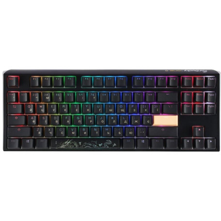 Клавіатура Ducky One 3 TKL Cherry MX Silent Red RGB Black UA (DKON2187ST-SUAPXCLAWSC1) Б/в