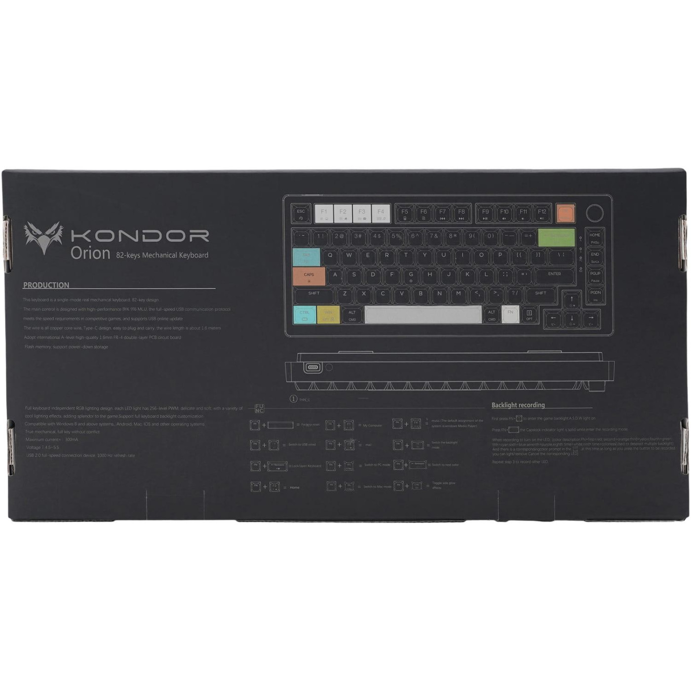 Клавиатура Kondor Orion PRO (1040)