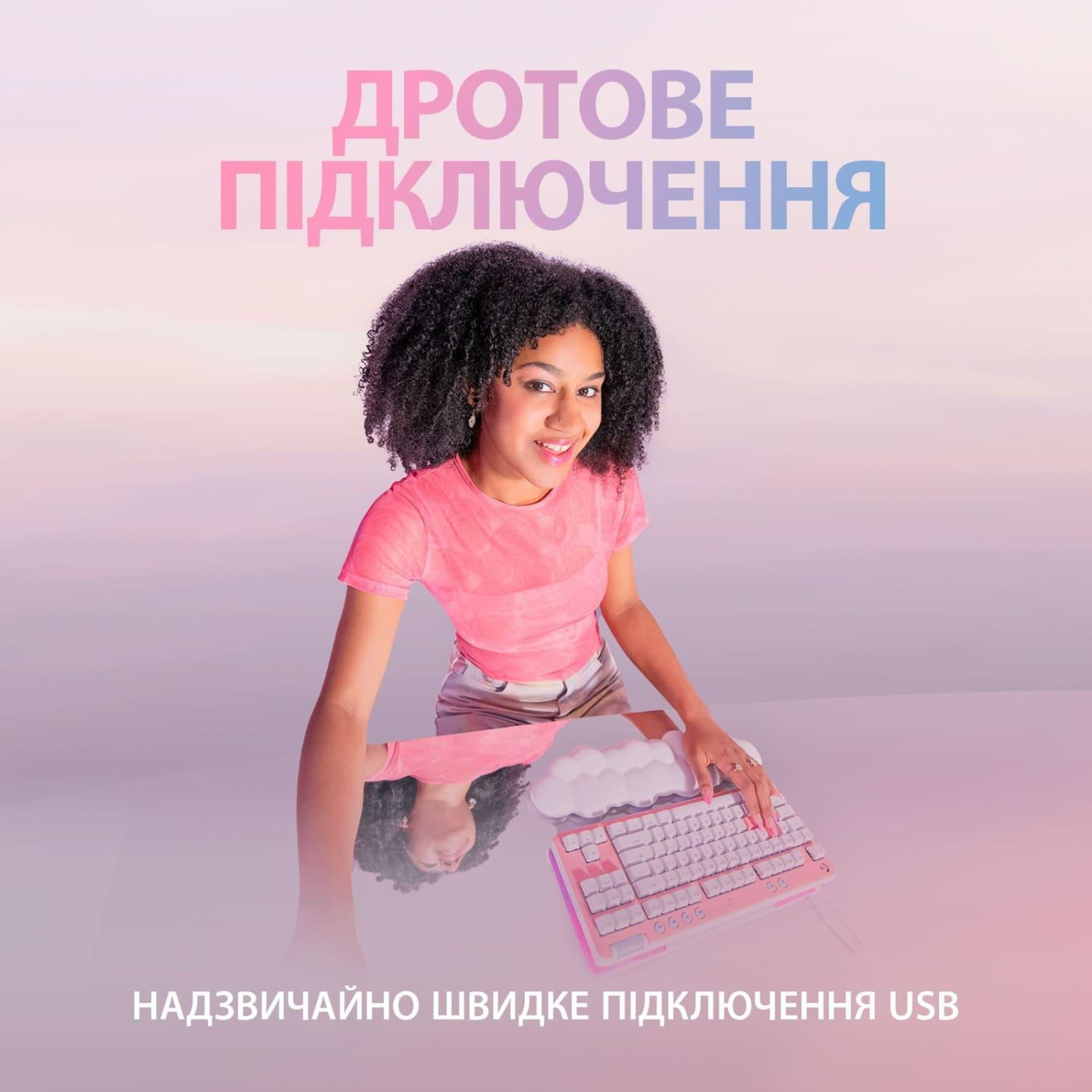 Клавіатура Logitech G713 TKL RGB GX Linear Off-White (920-010678) U1