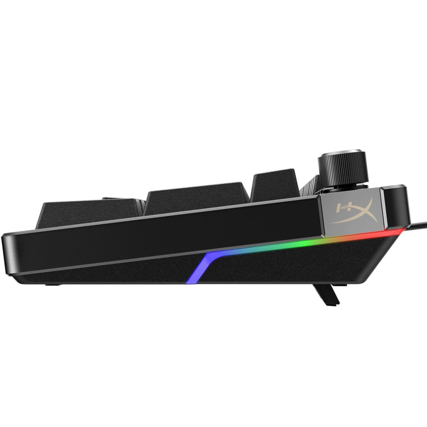 Клавіатура HyperX Alloy Rise 106key, Red, USB-A, EN/UA, RGB, чорний (7G7A3AA)