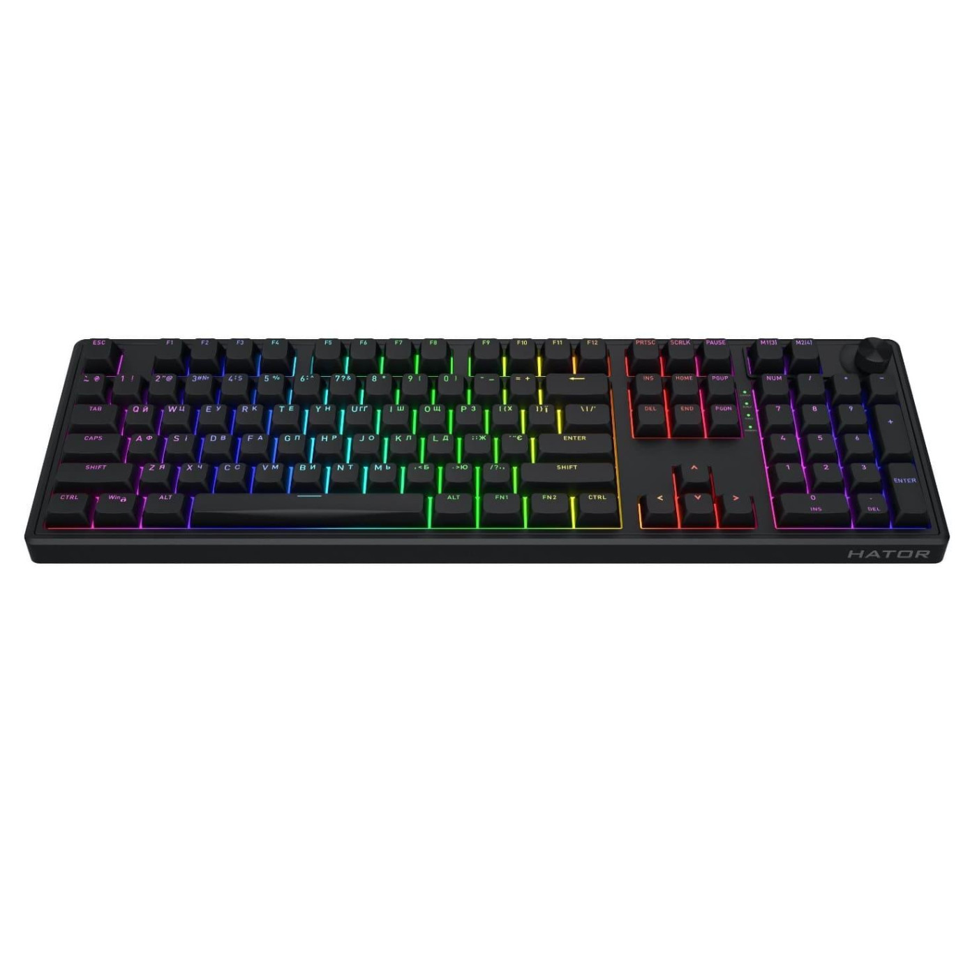 Клавіатура HATOR Skyfall 100 Black (HTK1100UA)