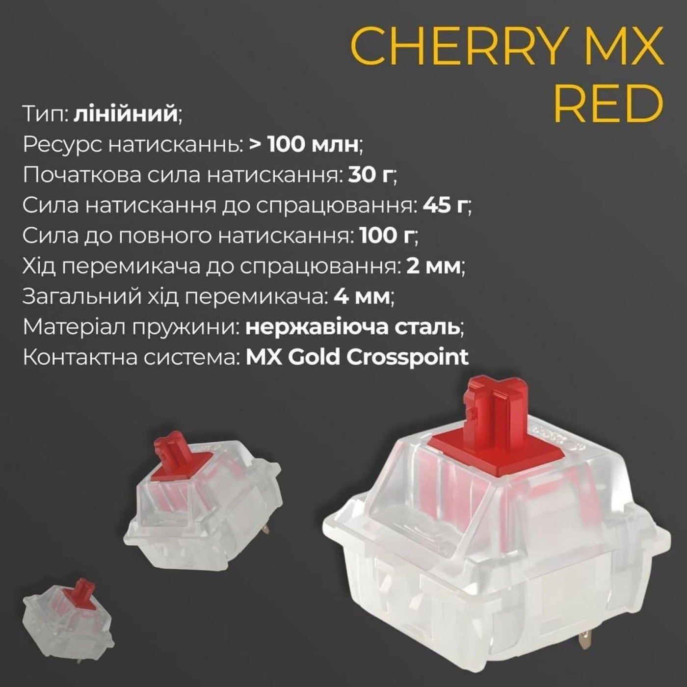 Клавиатура Ducky One 3 Mini Cherry MX Red RGB Black UA (DKON2161ST-RUAPXCLAWSC1)