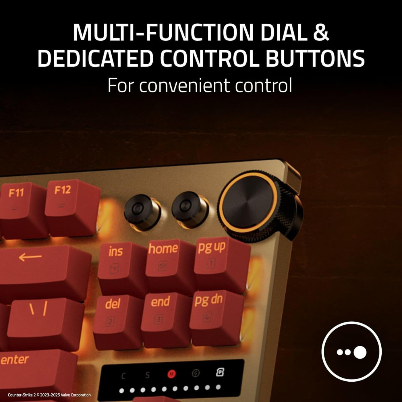 Клавиатура Razer Huntsman V3 Pro TKL RGB 84key Analog Optical Switches ENG Counter-Strike 2 Edition (RZ03-04982100-R3M1)